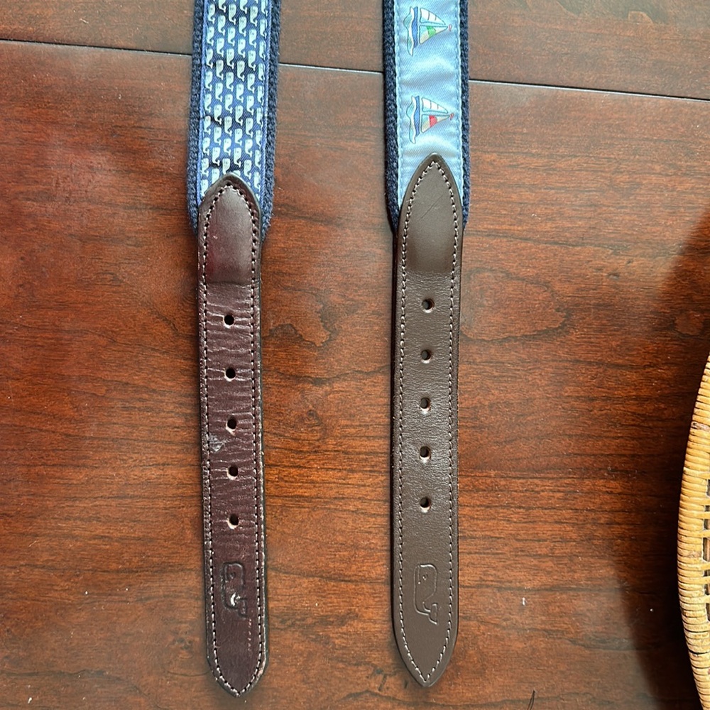 2 Vineyard Vines Boys Belts Size 26 and 28 - Picture 6 of 7